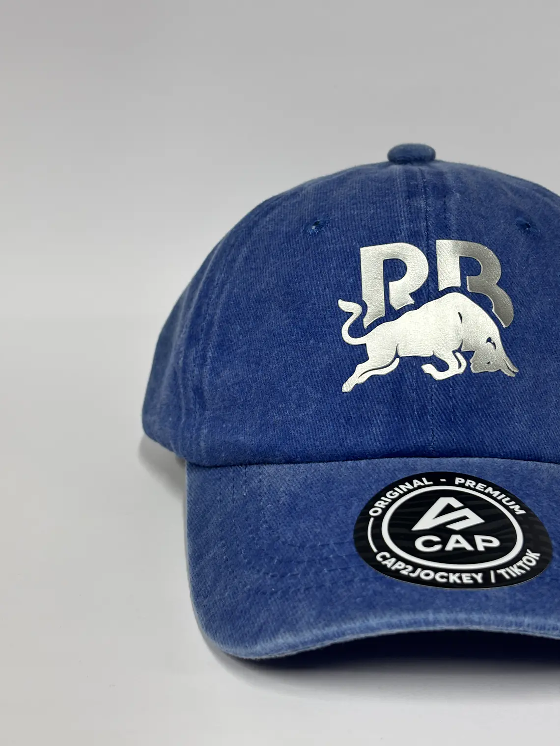 Gorra de lona 6p Niño - Azul jaspeado / Red Bull f1 3