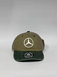 Gorra de lona 6p Niño - Bicolor Verde x café / Mercedes f1 - Miniatura 1