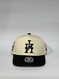 Gorra de lona 5p - Bicolor Beige x Negro / NY Mets - Miniatura 1