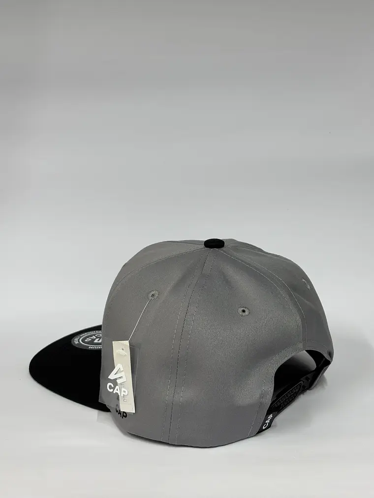 Gorra de lona 6p plana - Bicolor Gris x negro / NY Mets 1995 4