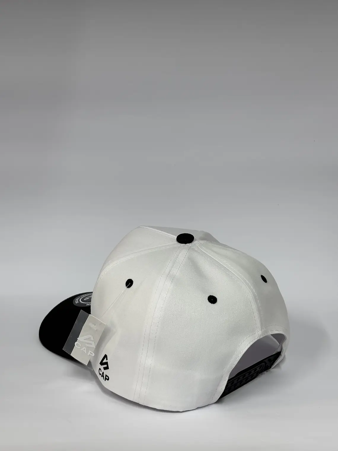 Gorra de lona 5p - Bicolor Blanco x Negro / NY City  4