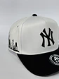 Gorra de lona 5p - Bicolor Blanco x Negro / NY City  - Miniatura 3