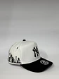 Gorra de lona 5p - Bicolor Blanco x Negro / NY City  - Miniatura 2
