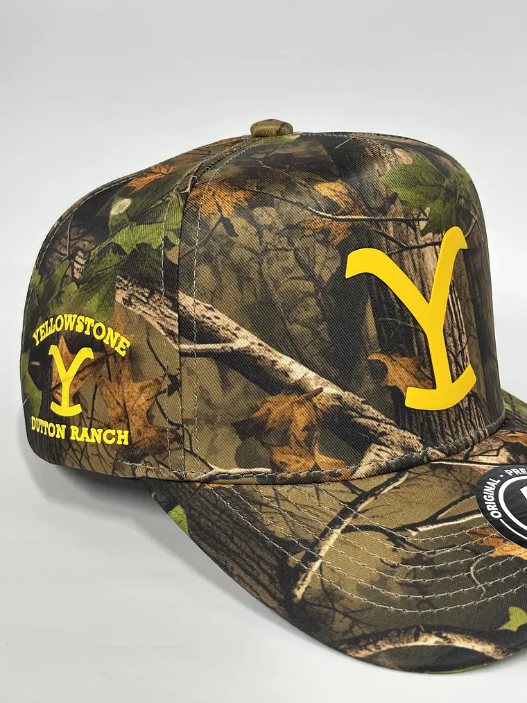 Gorra de lona 5p - Camuflaje / Y yellowstone  3