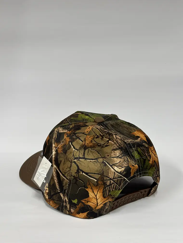 Gorra de lona 5p - Camuflaje x Marrón / Western  4