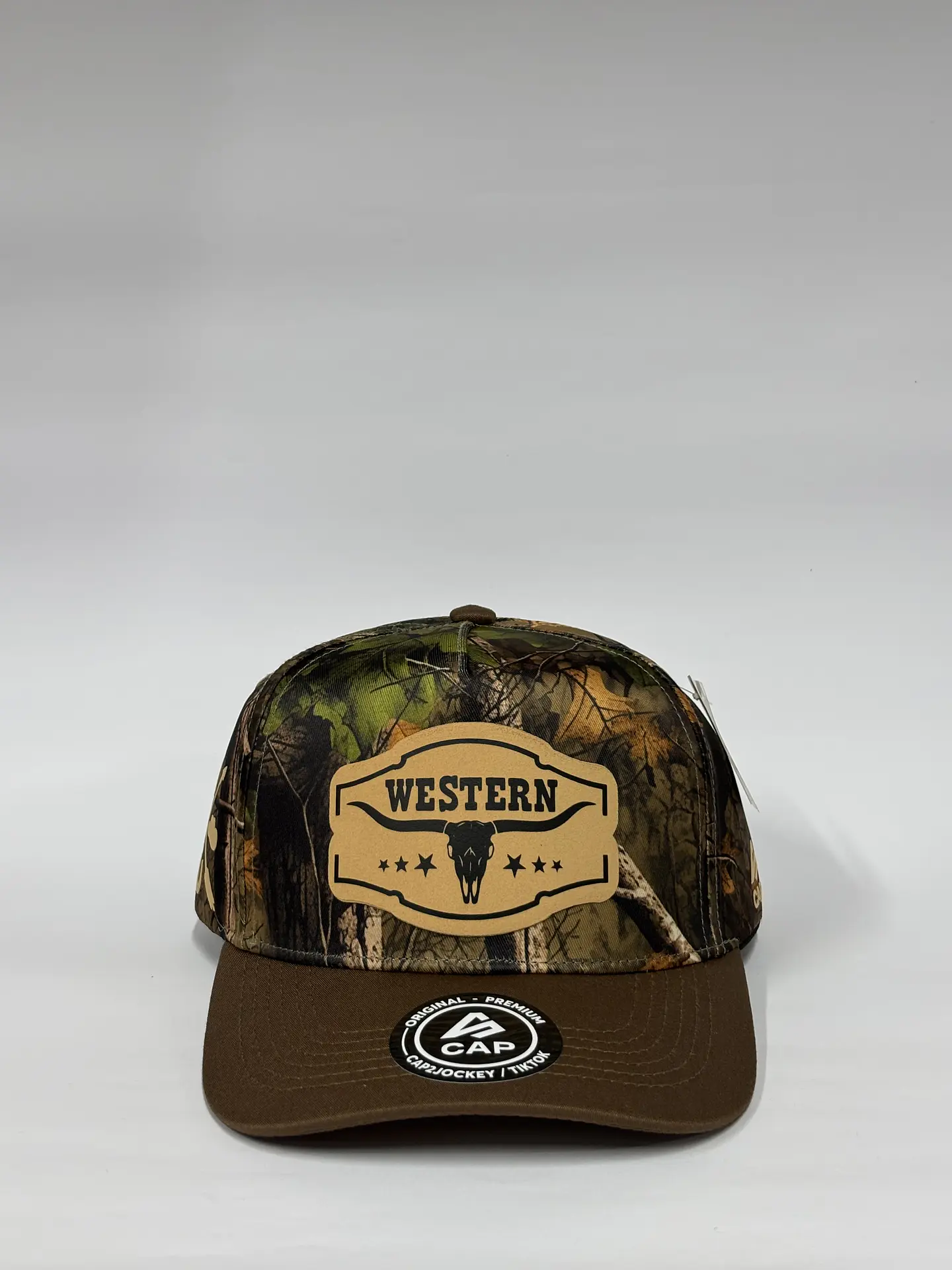 Gorra de lona 5p - Camuflaje x Marrón / Western  1
