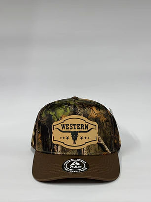Gorra de lona 5p - Camuflaje x Marrón / Western 