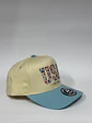 Gorra de lona 5p - Bicolor Beige x celeste / USA  - Miniatura 2