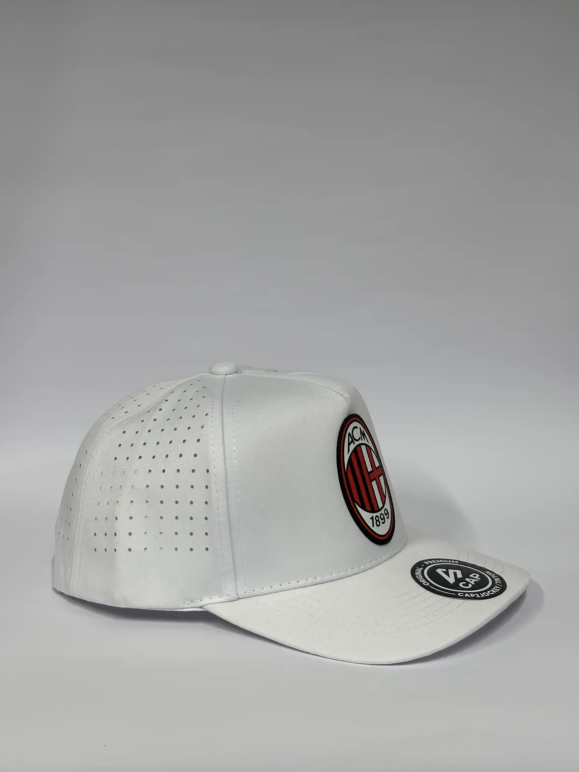 Gorra de lona 5p láser - Blanco / Ac milan  4