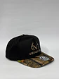 Gorra de lona 5p - Bicolor Negro x camuflaje - Real tres - Miniatura 3