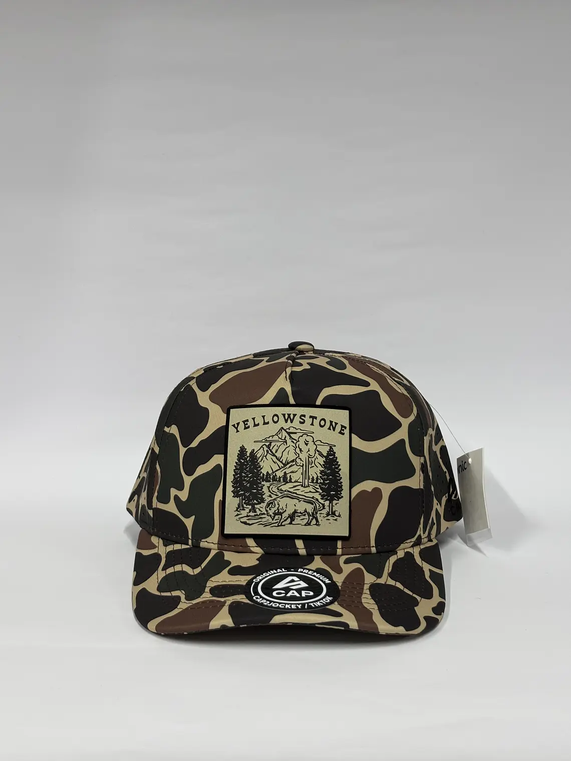 Gorra de lona 5p láser - Camuflaje Marrón / Yellowstone  1