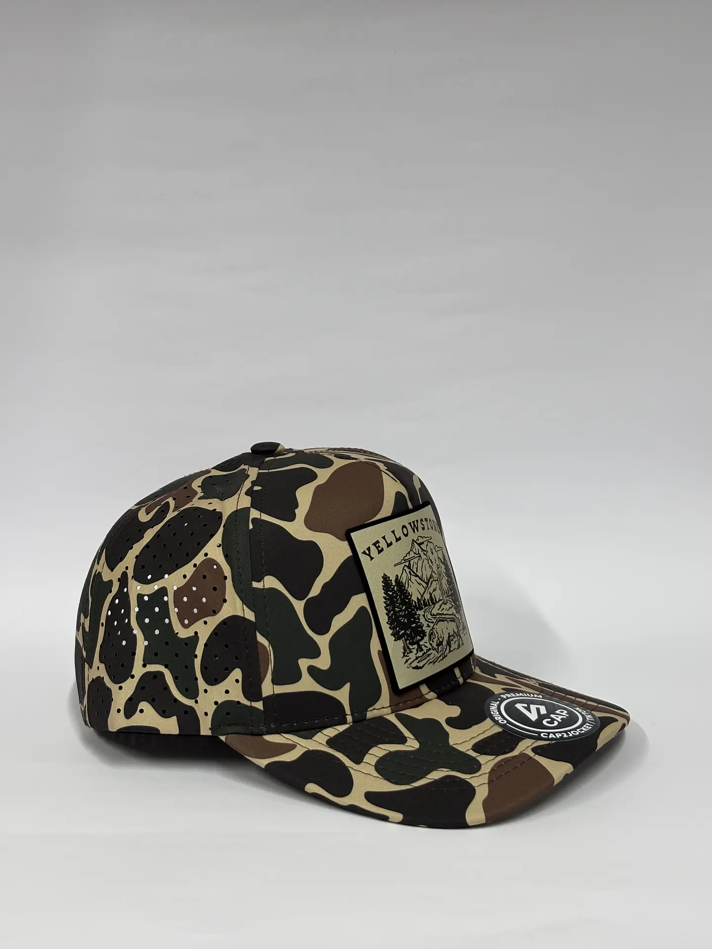 Gorra de lona 5p láser - Camuflaje Marrón / Yellowstone  3