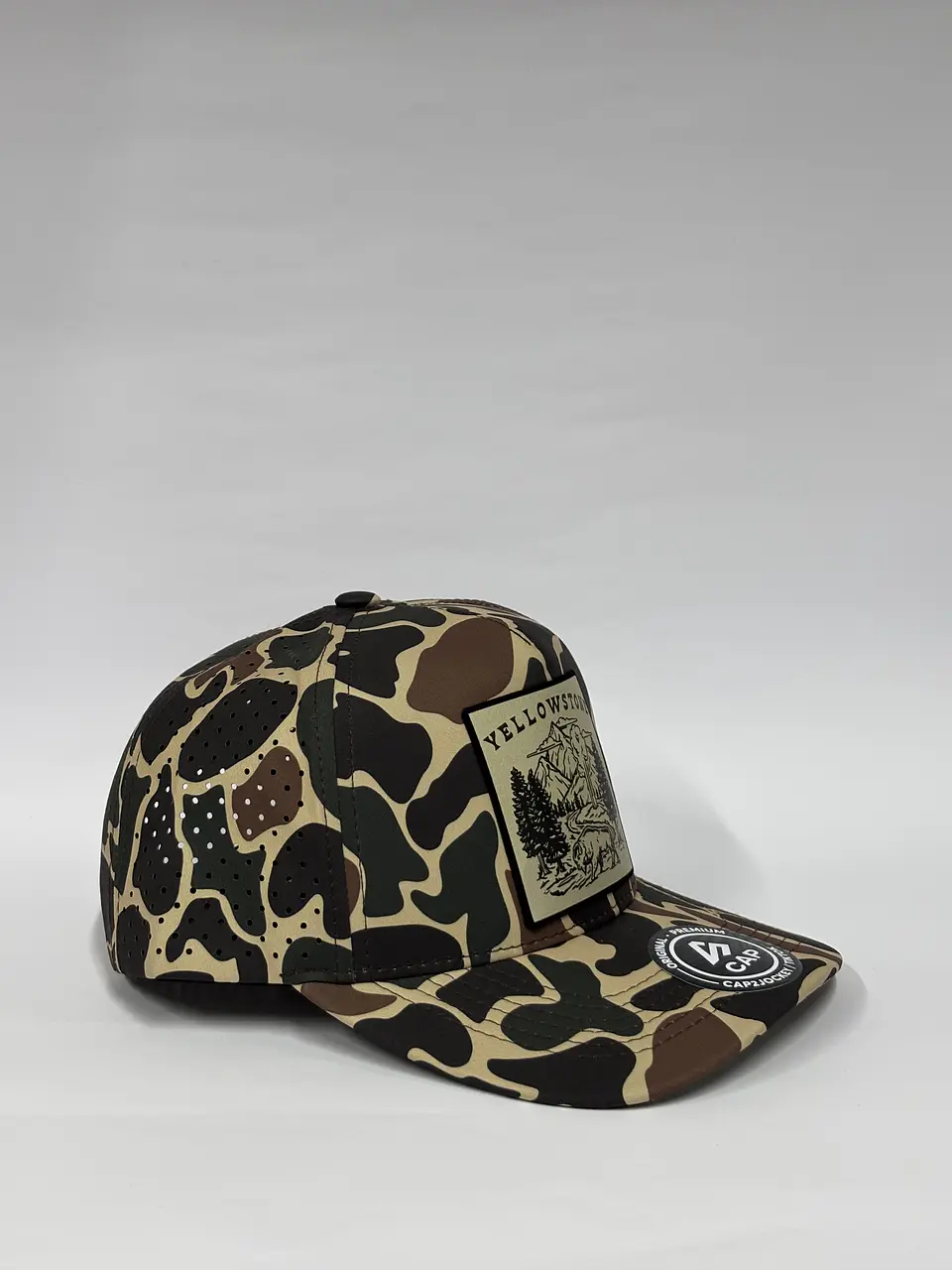 Gorra de lona 5p láser - Camuflaje Marrón / Yellowstone  3