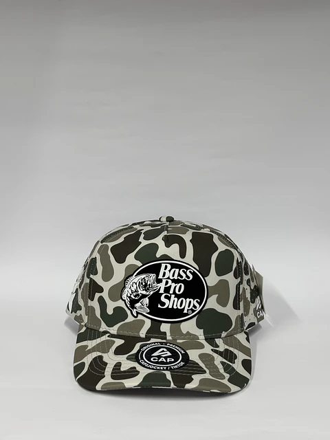 Gorra de lona 5p láser - Camuflado blanco / Bass pro shops 