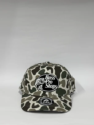Gorra de lona 5p láser - Camuflado blanco / Bass pro shops 