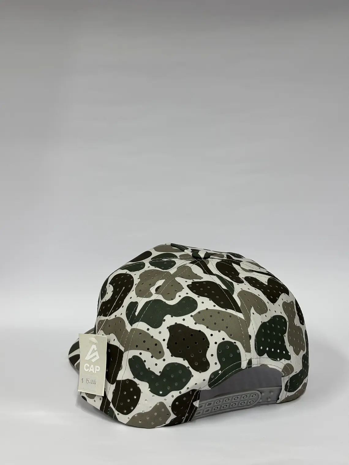 Gorra de lona 5p láser - Camuflado blanco / Bass pro shops  3