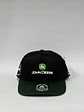 Gorra de lona 5p / Bicolor Negro x verde - John Deere - Miniatura 1