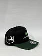 Gorra de lona 5p / Bicolor Negro x verde - John Deere - Miniatura 2