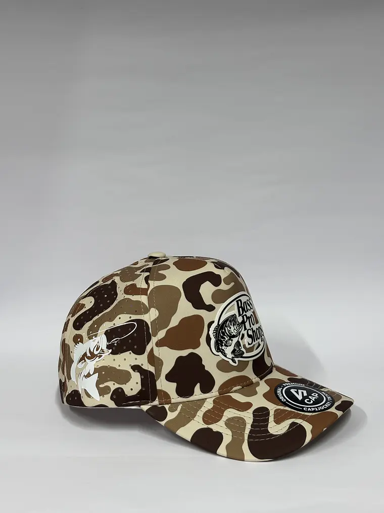 Gorra de lona 5p - Camuflaje Marrón / Bass pro shops  3