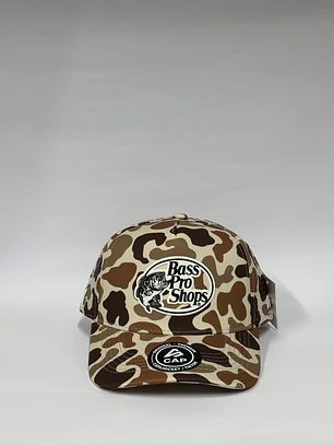 Gorra de lona 5p - Camuflaje Marrón / Bass pro shops 