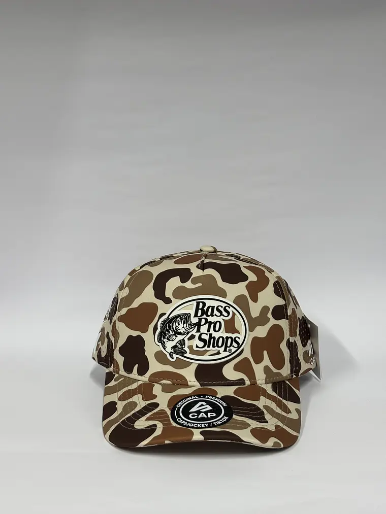 Gorra de lona 5p - Camuflaje Marrón / Bass pro shops  1