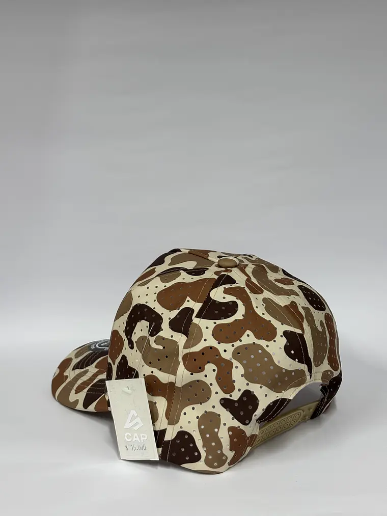 Gorra de lona 5p - Camuflaje Marrón / Bass pro shops  4