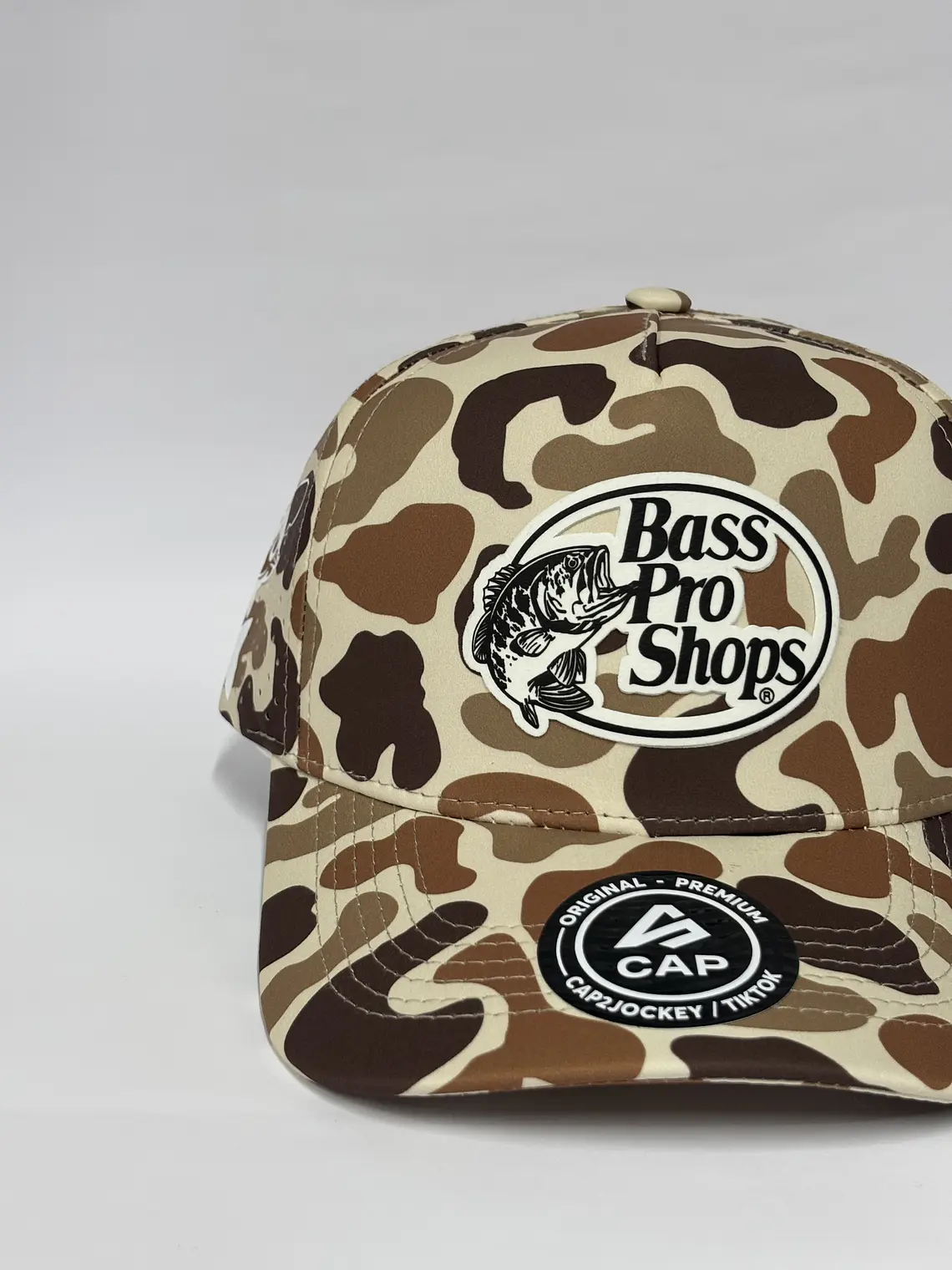 Gorra de lona 5p - Camuflaje Marrón / Bass pro shops  2