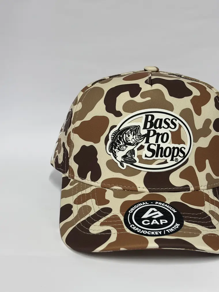 Gorra de lona 5p - Camuflaje Marrón / Bass pro shops  2