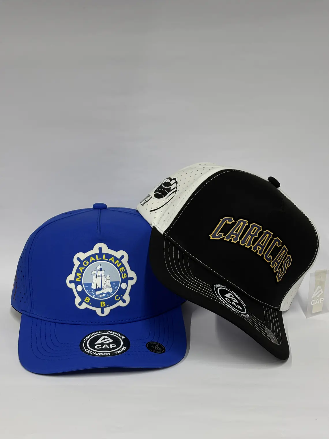 Gorra de lona 5p láser - Azul rey / Navegantes del Magallanes clasic 5