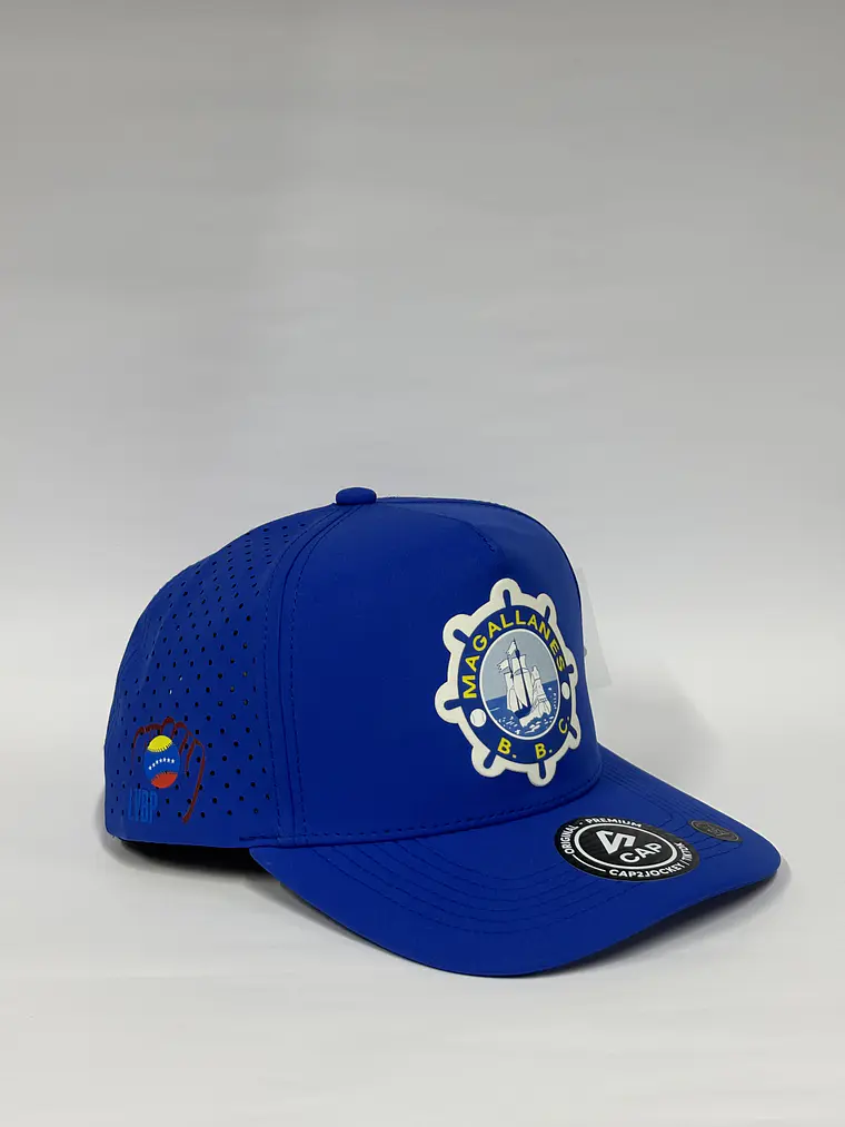 Gorra de lona 5p láser - Azul rey / Navegantes del Magallanes clasic 4
