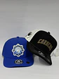 Gorra de lona 5p láser - Bicolor Negro x Blanco  / Leones del Caracas texto  - Miniatura 5