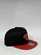 Gorra de lona plana 6p - Negro x rojo / Cardenales de Lara  - Miniatura 2