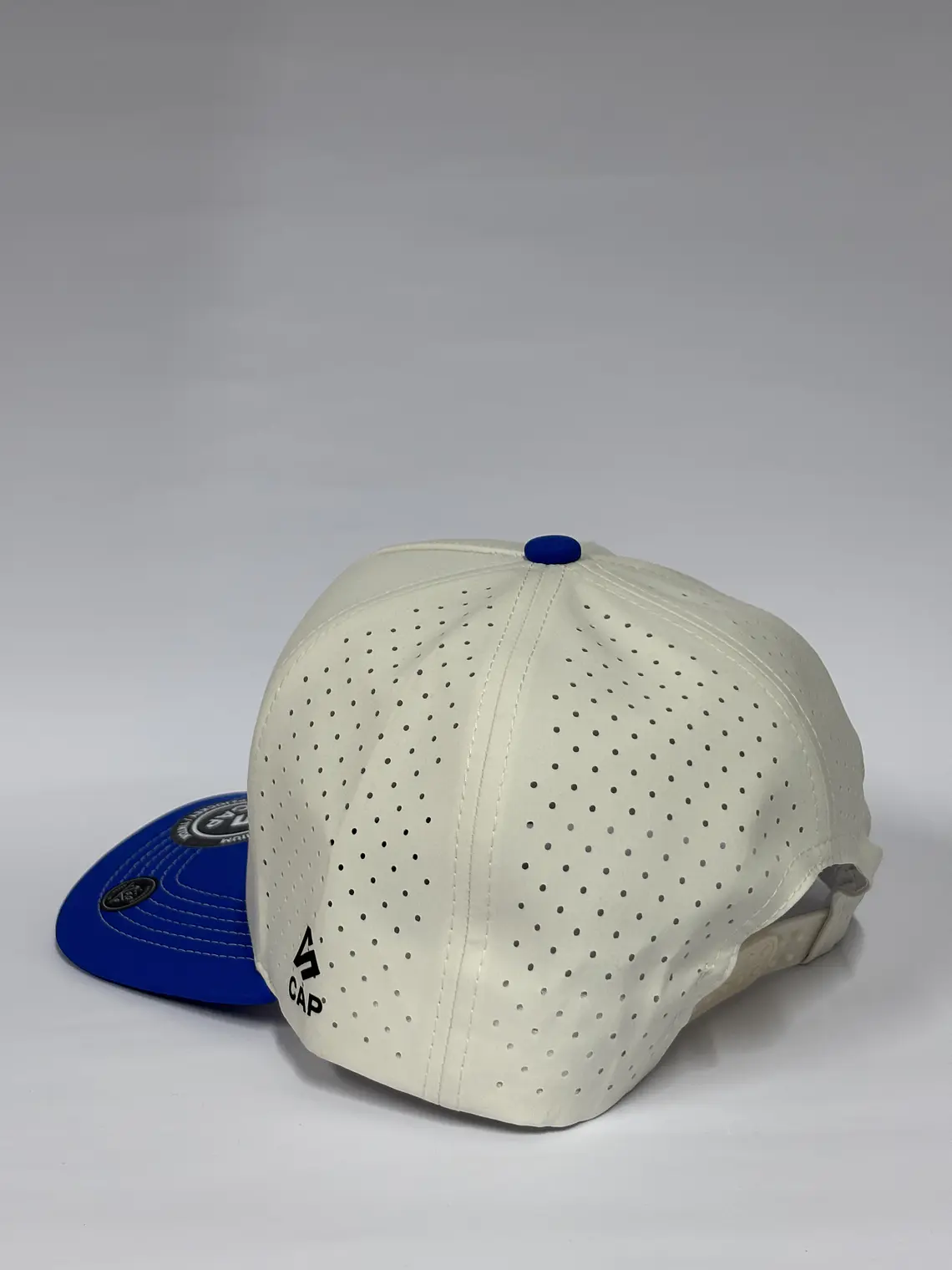 Gorra de lona 5p láser - Blanco x azul / Magallanes B.B.C 4
