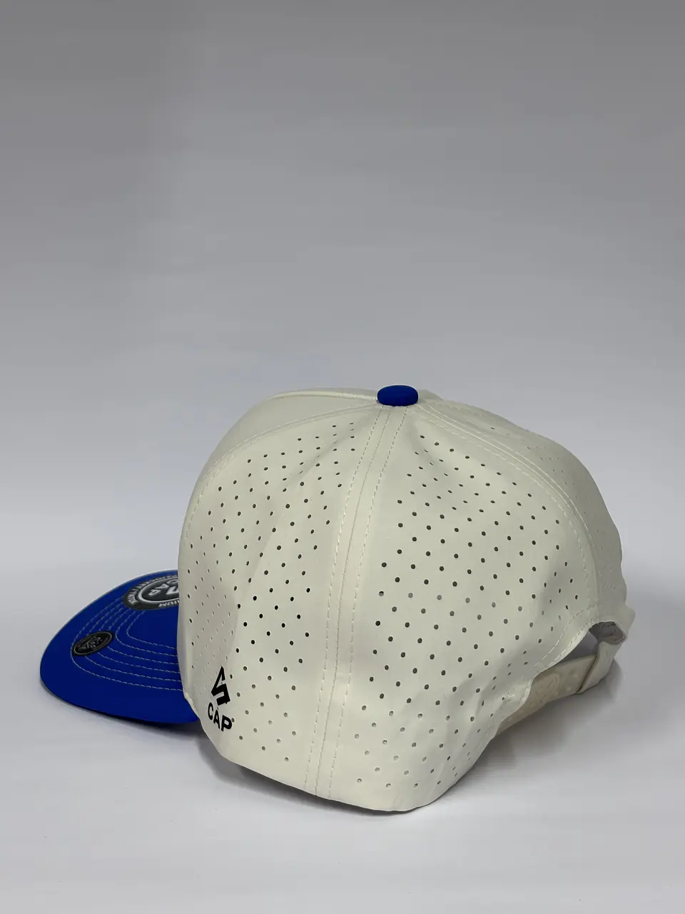 Gorra de lona 5p láser - Blanco x azul / Magallanes B.B.C 4
