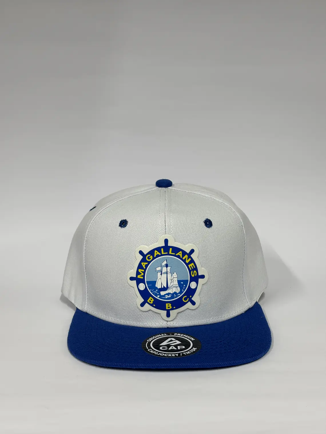 Gorra plana  6p - Blanco x azul / Magallanes 2.0  1