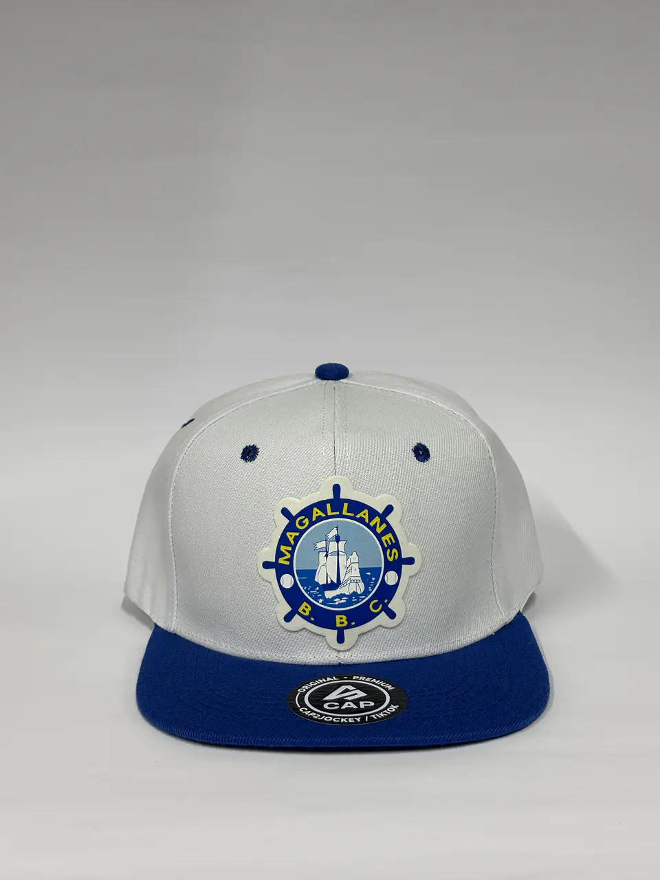 Gorra plana  6p - Blanco x azul / Magallanes 2.0  1