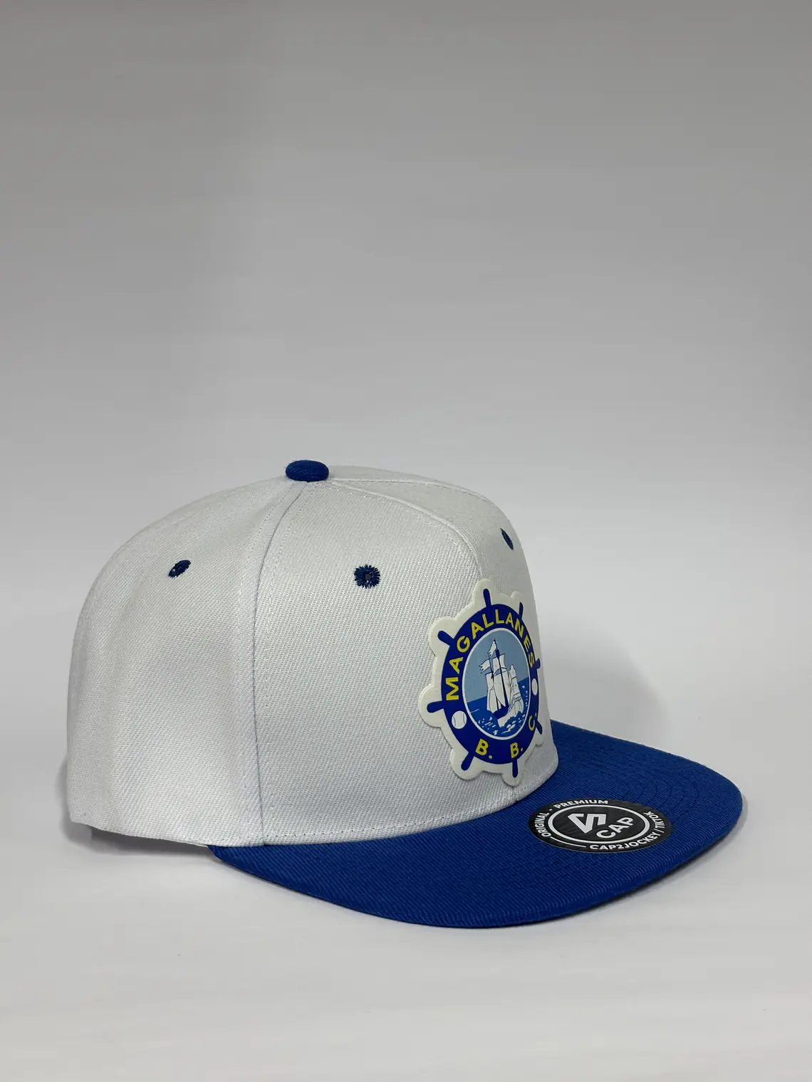Gorra plana  6p - Blanco x azul / Magallanes 2.0  2