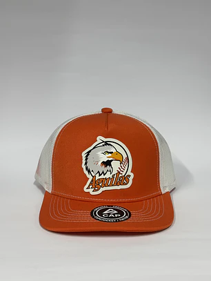 Jockey de malla 5p - Naranja x blanco / Aguilas del Zulia