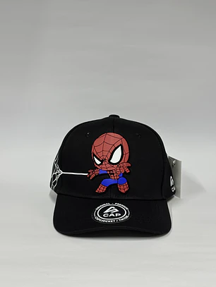 Gorra de lona 6p Niño - Negro / Spiderman kick 