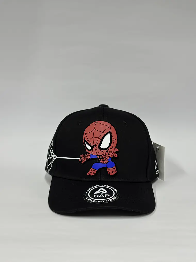 Gorra de lona 6p Niño - Negro / Spiderman kick  1