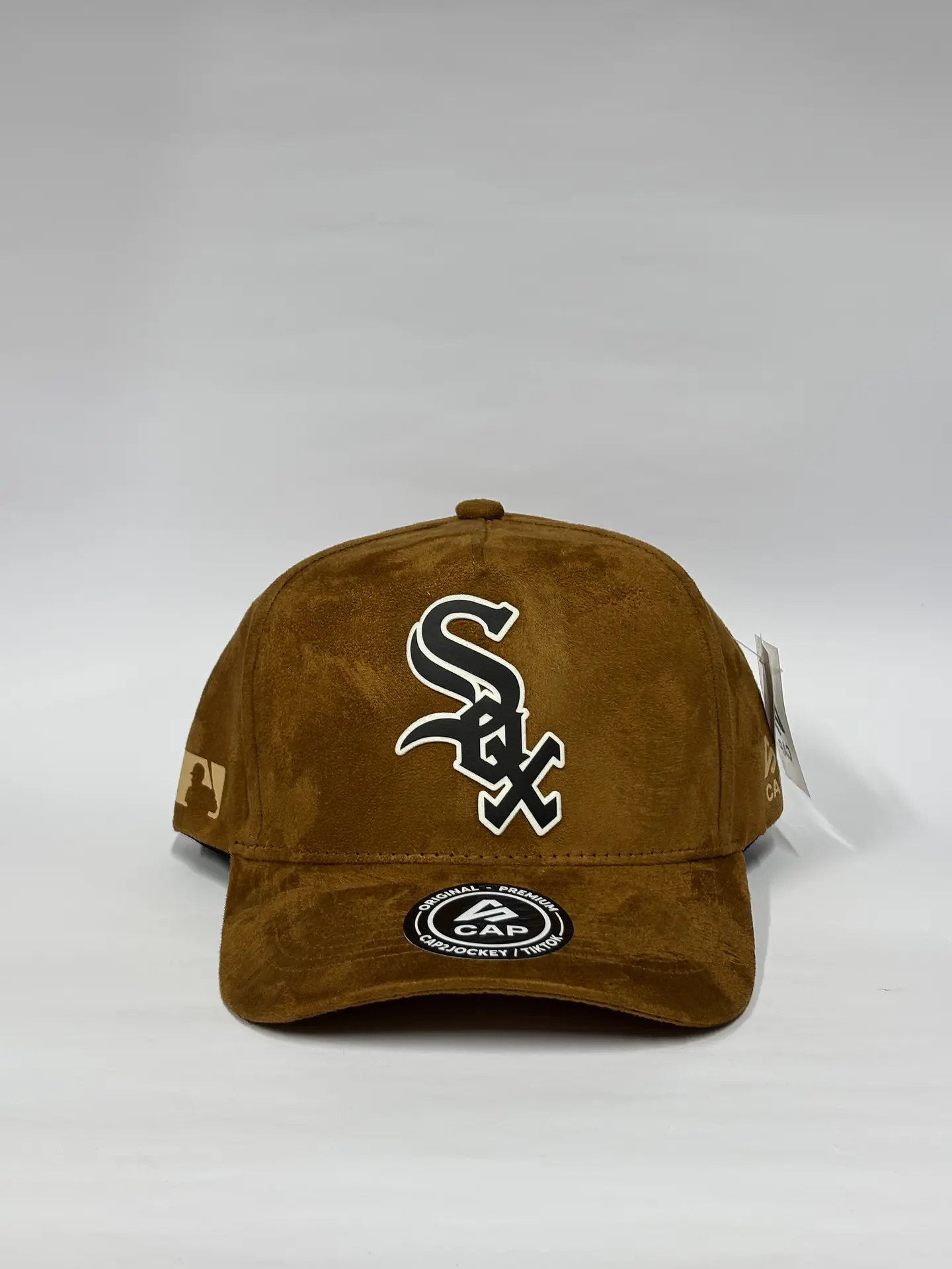 Gorra de gamuza 5p - Camel  / White sox MLB  1