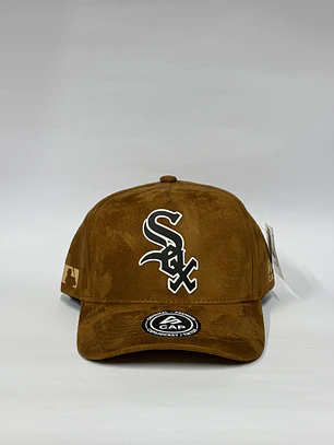 Gorra de gamuza 5p - Camel  / White sox MLB 