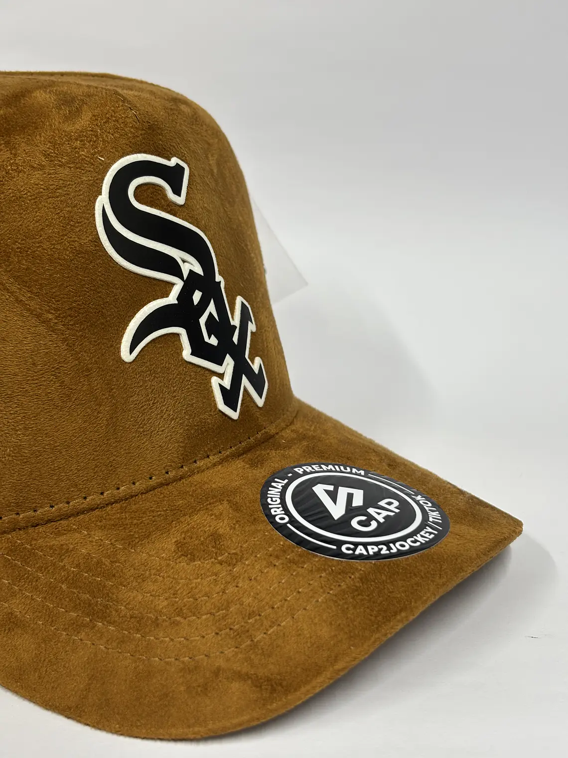Gorra de gamuza 5p - Camel  / White sox MLB  3