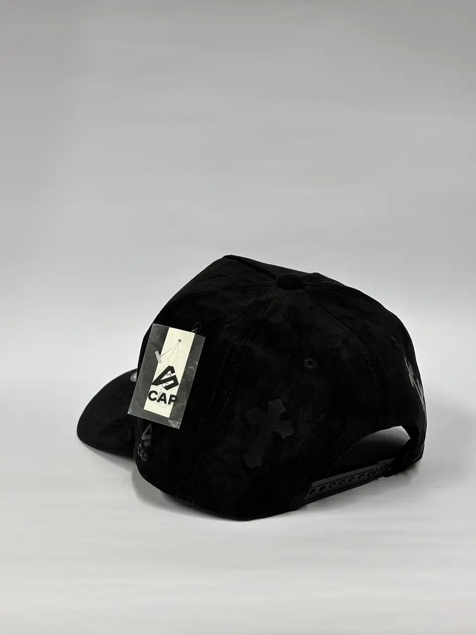 Gorra de gamuza 5p - Negro / Cruz Black  4