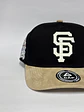 Gorra de lona 5p - Negro x beige / San Francisco  - Miniatura 3