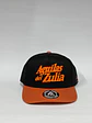 Gorra de lona 5p - Negro x naranja / Aguilas del zulia texto  - Miniatura 1