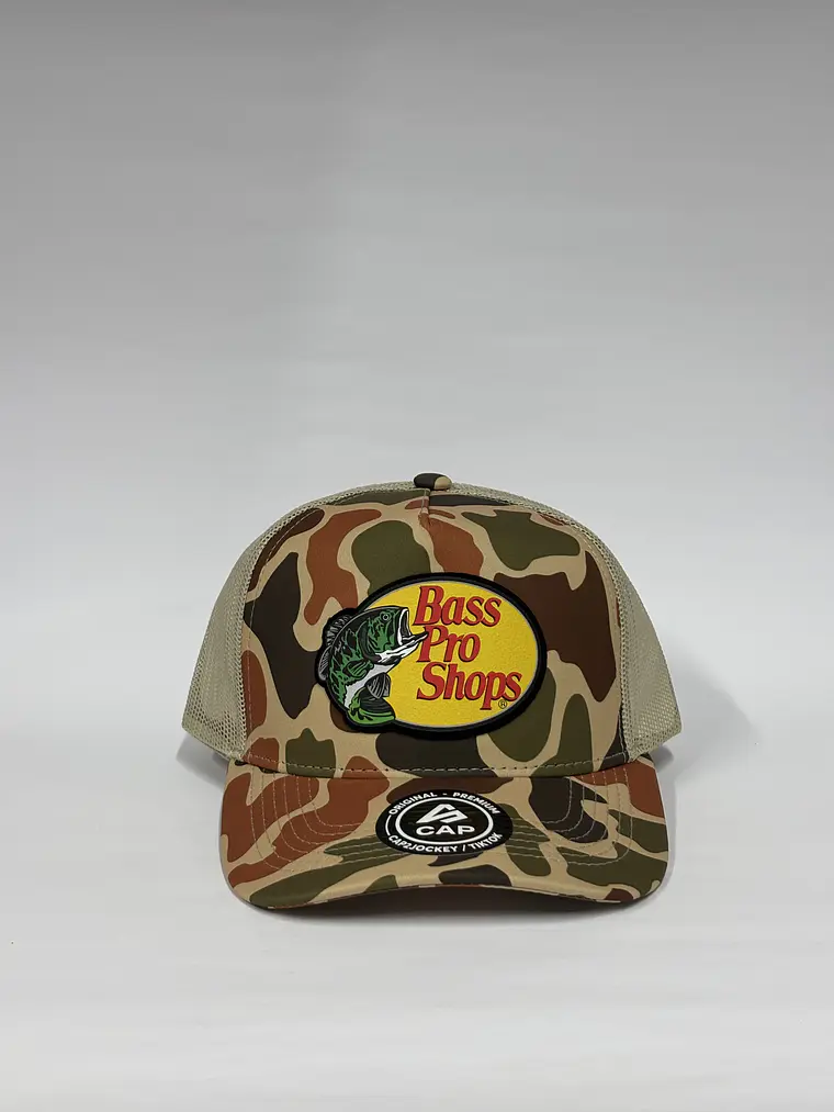 Jockey de malla 5p - Camuflado naranja / Bass pro shops 1