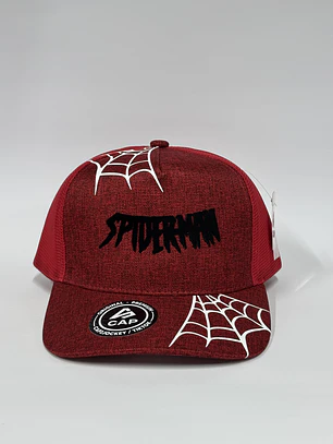 Jockey de malla - Rojo jaspeado / Spiderman 
