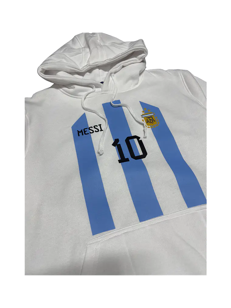 Poleron canguro de algodón - Blanco / Argentina 🇦🇷  4