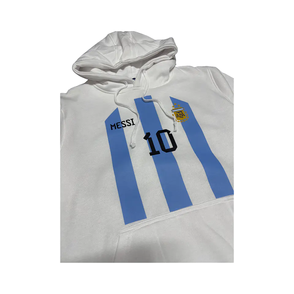 Poleron canguro de algodón - Blanco / Argentina 🇦🇷  4